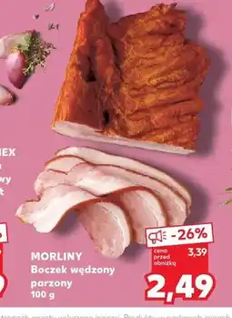 Kaufland Boczek wędzony parzony Morliny oferta