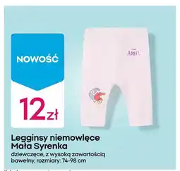 Pepco Legginsy niemowlęce Mała Syrenka dziewczęce z wysoką zawartością bawełny oferta