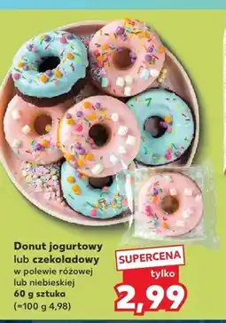 Kaufland Donut jogurtowy w polewie różowej oferta