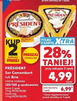 Kaufland Ser Camembert Président Naturalny oferta