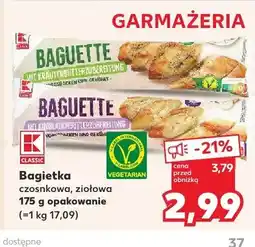 Kaufland Bagietka czosnkowa Classic oferta