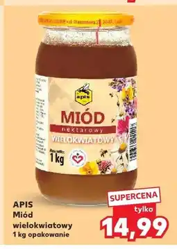 Kaufland Miód nektarowy wielokwiatowy Apis oferta