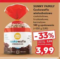 Kaufland Czokowafle wielozbożowe czekoladowe Sunny Family oferta