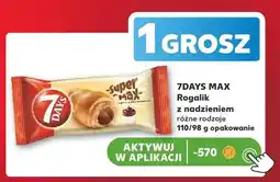 Kaufland Rogalik z nadzieniem 7Days Max oferta