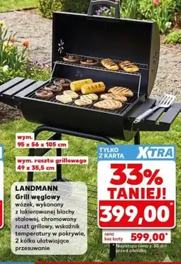 Kaufland Grill węglowy wózek LANDMANN oferta