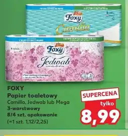 Kaufland Papier toaletowy Foxy Camilla 3-warstwowy 8-pak oferta