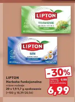 Kaufland Herbata funkcjonalna LIPTON Trawienie oferta