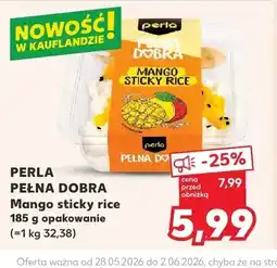 Kaufland Mango sticky rice Perla Pełna Dobra oferta