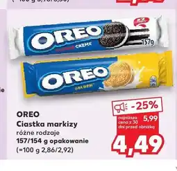 Kaufland Ciastka markizy Oreo Golden oferta