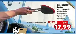 Kaufland Zestaw do czyszczenia samochodu MY PROJECT zintegrowana głowica myjąca z 3 różnymi nakładkami oferta