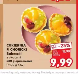 Kaufland Babeczki z owocami Cukiernia P. Chojecki oferta