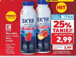 Kaufland Skyr jogurt pitny typu islandzkiego malinowy Kaufland Classic oferta