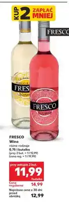 Kaufland Wino FRESCO Frizzante Mango & Peach oferta