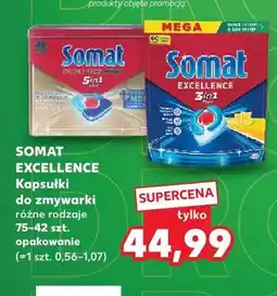 Kaufland Kapsułki do zmywarki Somat Excellence 3in1 oferta