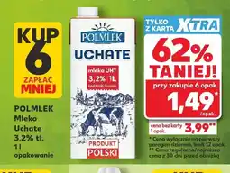 Kaufland Mleko Uchate 3,2% tł. Polmlek oferta