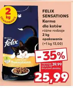 Kaufland Karma dla kotów Felix Sensations oferta