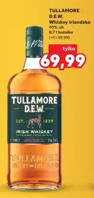 Kaufland Whiskey irlandzka Tullamore D.E.W. 40% alk oferta