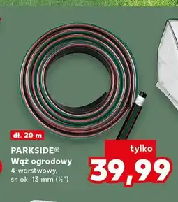 Kaufland Wąż ogrodowy 4-warstwowy PARKSIDE dł. 20m śr. ok. 13mm oferta