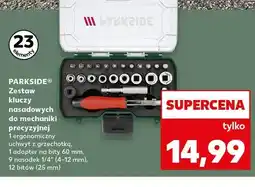Kaufland Zestaw kluczy nasadowych do mechaniki precyzyjnej PARKSIDE 23 elementy oferta