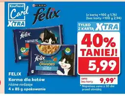 Kaufland Karma dla kotów Felix Fantastic 4-pak oferta