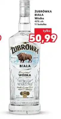 Kaufland Wódka Żubrówka Biała 40% alk oferta