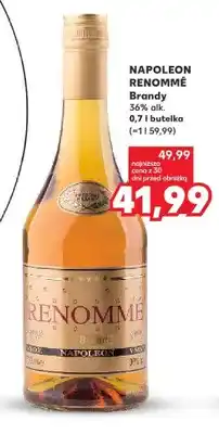 Kaufland Brandy NAPOLEON RENOMMÉ 36% alk oferta