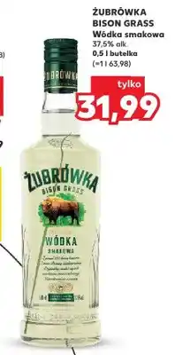 Kaufland Wódka smakowa Żubrówka Bison Grass 37,5% alk oferta