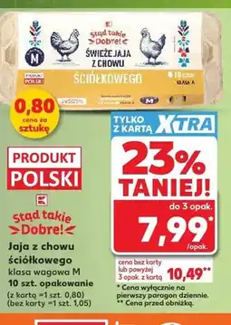 Kaufland Jaja z chowu ściółkowego klasa wagowa M Stąd takie Dobre! oferta