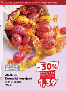 Kaufland Karmelki musujące Zozole oferta