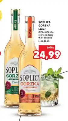 Kaufland Likier Soplica Gorzka Z miętą 28%, 32% alk oferta