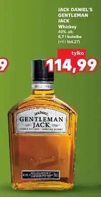 Kaufland Whiskey Jack Daniel's Gentleman Jack 40% alk oferta