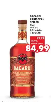 Kaufland Rum Bacardi Caribbean Spiced 40% oferta
