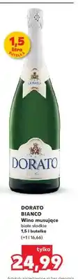 Kaufland Wino musujące DORATO BIANCO białe słodkie oferta