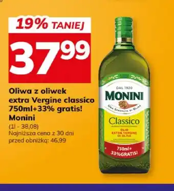 Hitpol Oliwa z oliwek extra Vergine classico Monini oferta