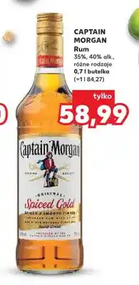 Kaufland Rum Captain Morgan Spiced Gold 35-40% oferta