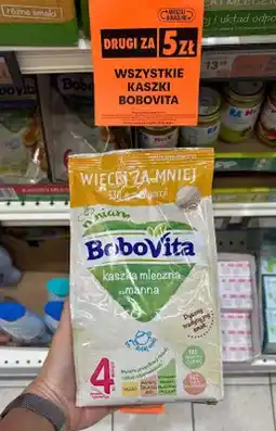 Biedronka Kaszka mleczna BoboVita manna oferta