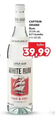 Kaufland Rum Captain Grand White 37,5% oferta