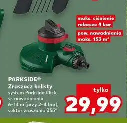Kaufland Zraszacz kolisty PARKSIDE system Parkside Click oferta
