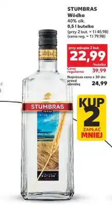Kaufland Wódka Stumbras 40% alk oferta