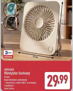 ALDI Wentylator Ambiano oferta