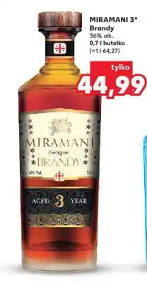 Kaufland Brandy MIRAMANI 3* 36% alk oferta