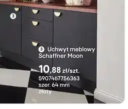 Castorama Uchwyt meblowy Schaffner Moon szer. 64mm złoty oferta