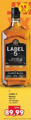 Kaufland Whisky Label 5 Classic Black 40% alk oferta