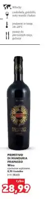 Kaufland Wino czerwone wytrawne Frapasso Primitivo di Manduria oferta