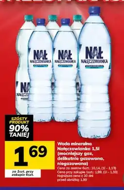 Hitpol Woda mineralna Nałęczowianka mocniejszy gaz oferta