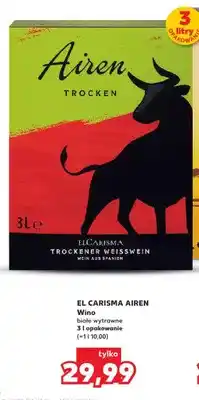 Kaufland Wino białe wytrawne EL CARISMA AIREN oferta