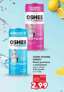Kaufland Napój gazowany z witaminami OSHEE Vitamin Energy Magnesium + B6 oferta