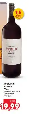 Kaufland Wino czerwone wytrawne VOSCARINI MERLOT oferta