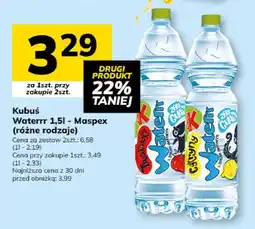 Hitpol Napój Kubuś Waterrr truskawka oferta