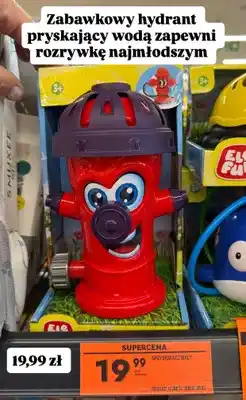 Biedronka Zabawkowy hydrant pryskający wodą spryskiwacz mały Ele Fun oferta